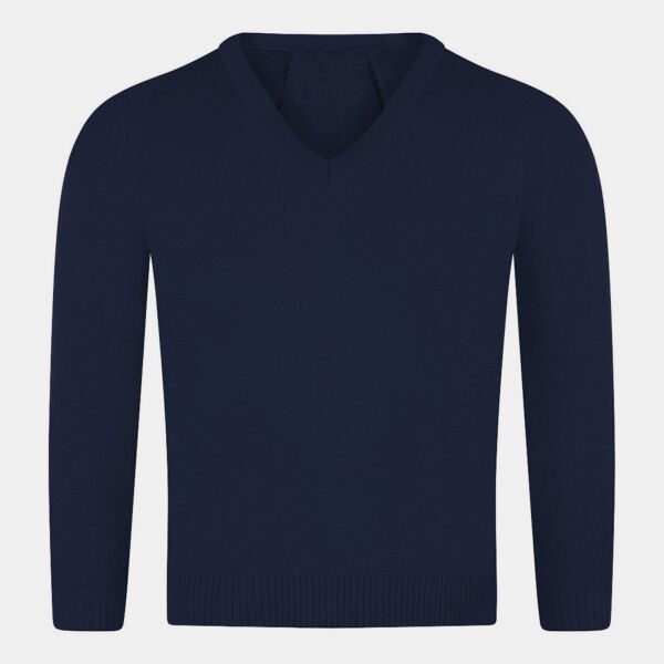 Knitted V-Neck Jumper Thumbnail